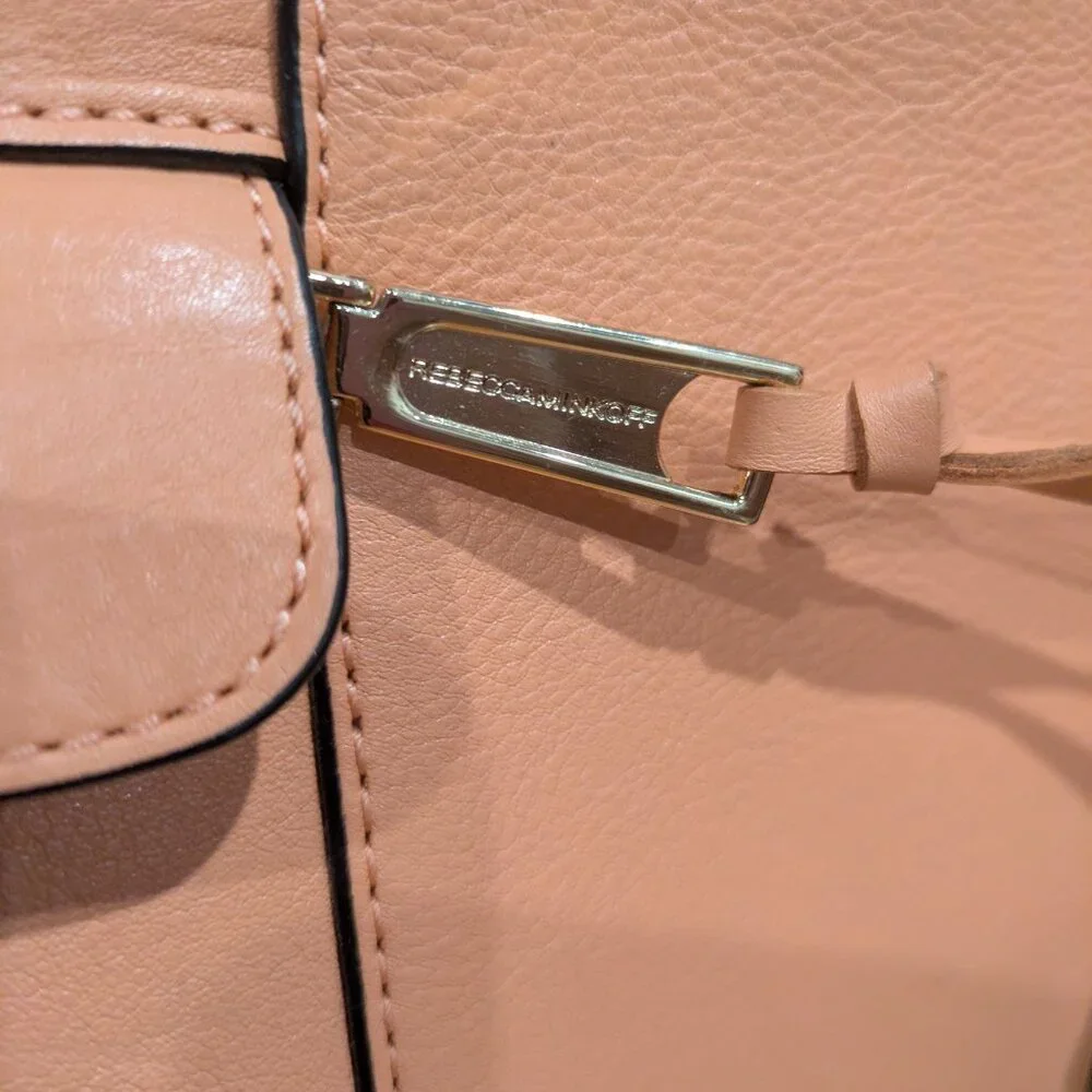 Rebecca Minkoff Morning After (MAB) Large Leather Tote in a gorgeous blush/Salmo